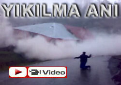 2 katlı ev ve sahibinin yıkılma anı
