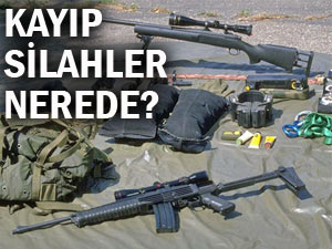 Artvinde jandarmanın silahları kayboldu!