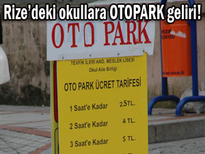 Rizedeki okullar 15 tatilde para kazanıyor!