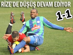 Rize, 82de öne geçti 89da golü yedi!