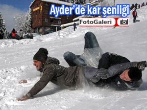 Kardan Adam Şenliğinde şambrel kazaları!