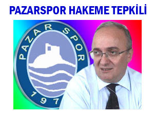 Pazarspordan Araklı maçı hakemine tepki