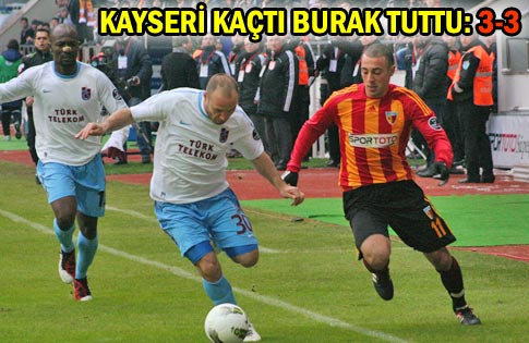 Trabzon, 2 dakikada beraberliği yakaladı!