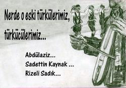 Nerede o türküler, türkücüler...
