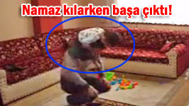 Ordulu babanın namaz kılarken zor anları